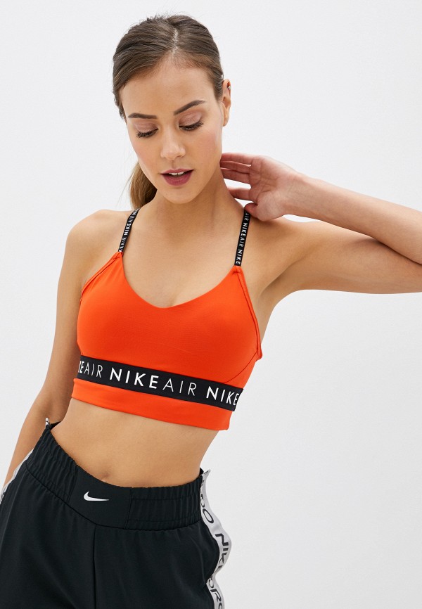 

Топ спортивный Nike, Оранжевый, Indy Women's Light-Support Sports Bra