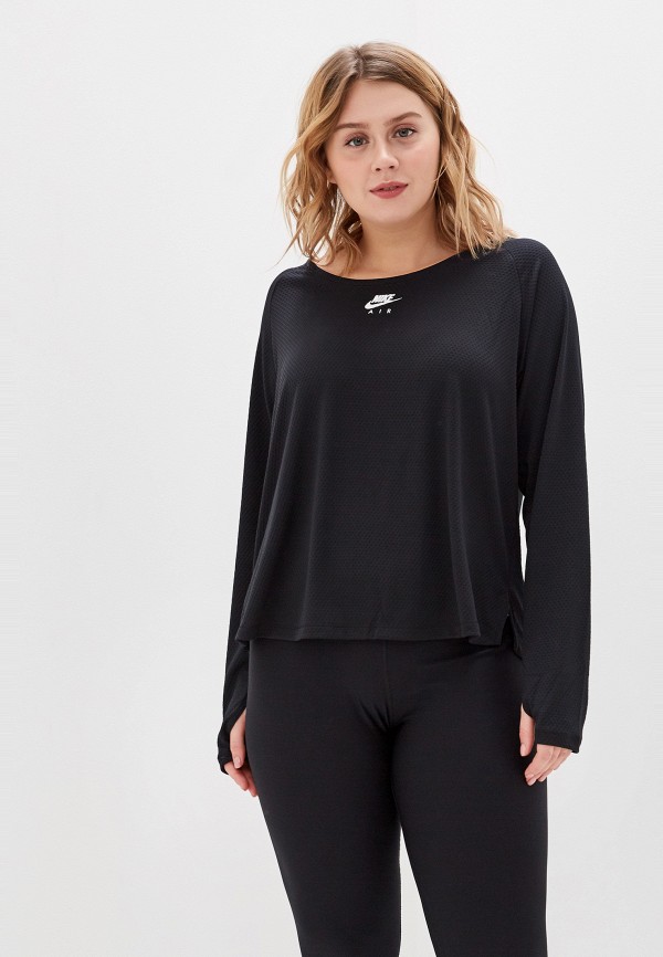 

Лонгслив спортивный Nike, Черный, W NK TOP LS AIR PLUS