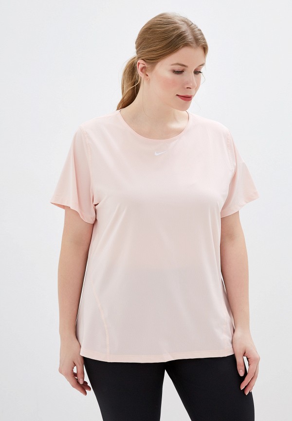 

Футболка спортивная Nike, Розовый, W NP TOP SS ALL OVER MESH PLUS