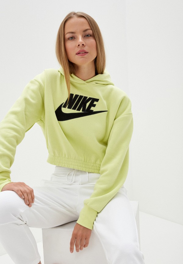 

Худи Nike, Зеленый, W NSW ICN CLSH FLC HOODIE BB