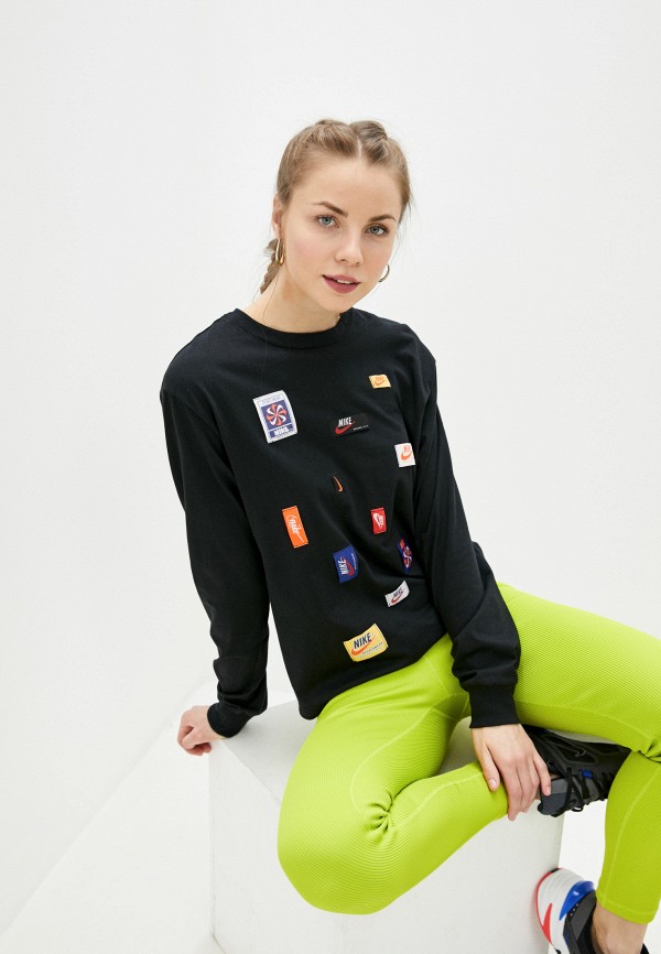 

Свитшот Nike, Черный, W NSW ICN CLSH LS TOP
