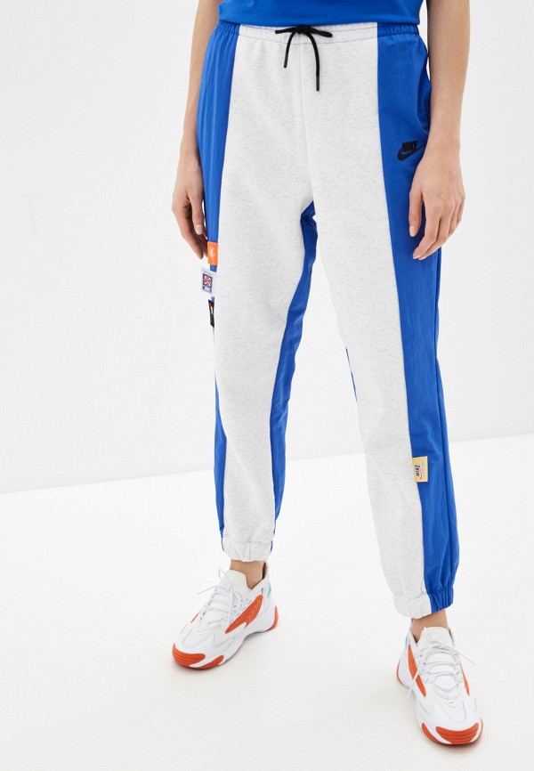 

Брюки спортивные Nike, Синий, W NSW ICN CLSH PANT MIXED OS