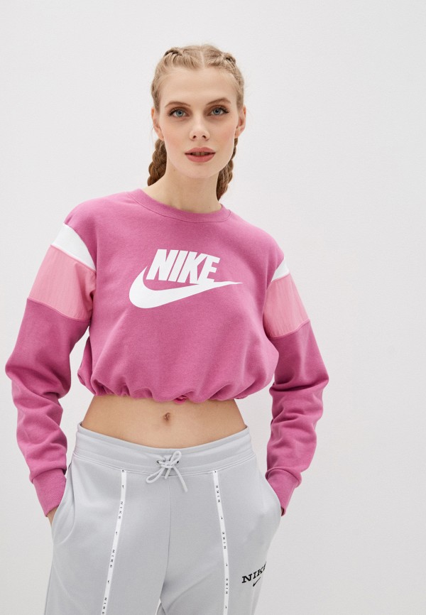 

Свитшот Nike, Розовый, W NSW HRTG CREW FLC SB