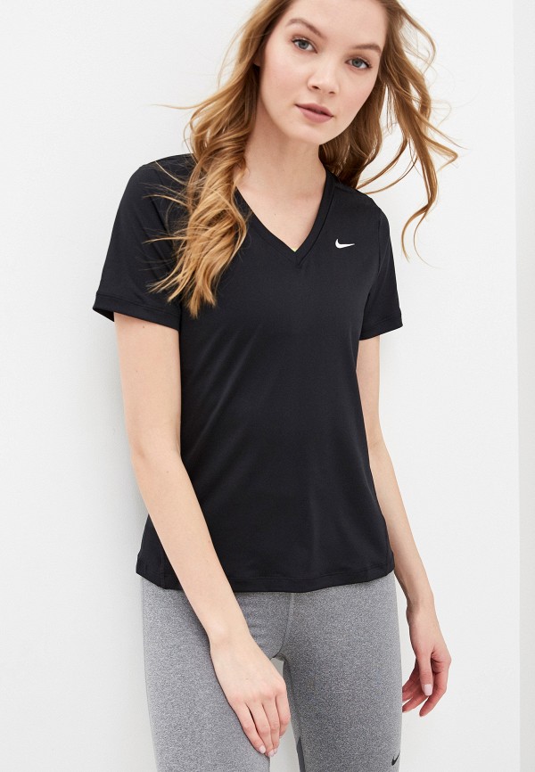 

Футболка спортивная Nike, Черный, W NK TOP SS VCTY ESSENTIAL