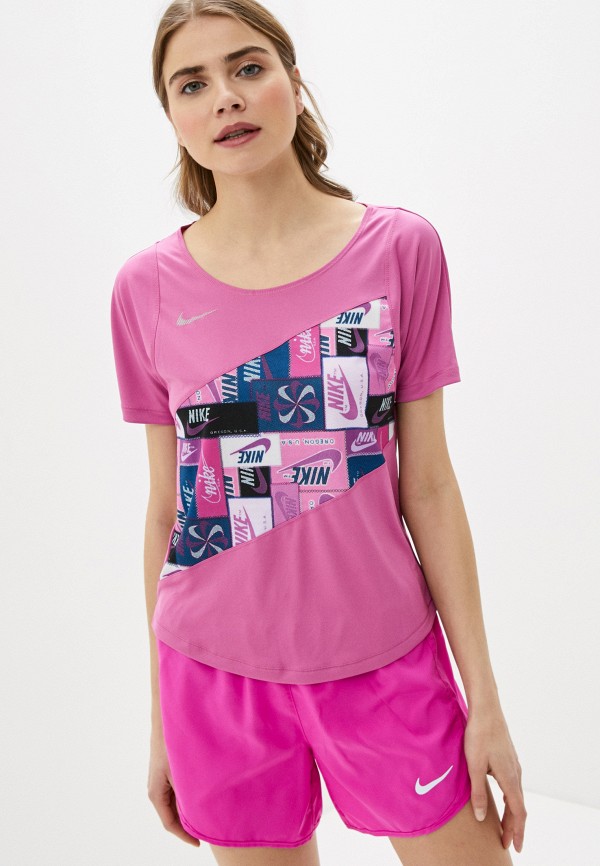 

Футболка Nike, Розовый, W NK ICNCLSH TOP SS PR