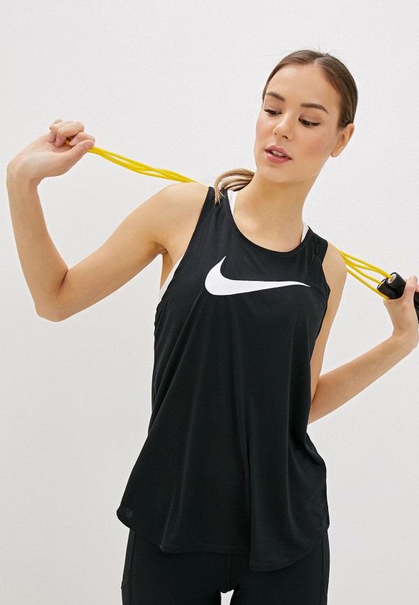 

Майка спортивная Nike, Черный, W NK TANK SWSH RUN