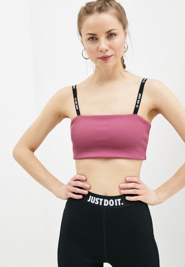 

Топ Nike, Розовый, W NSW TOP JDI RIB