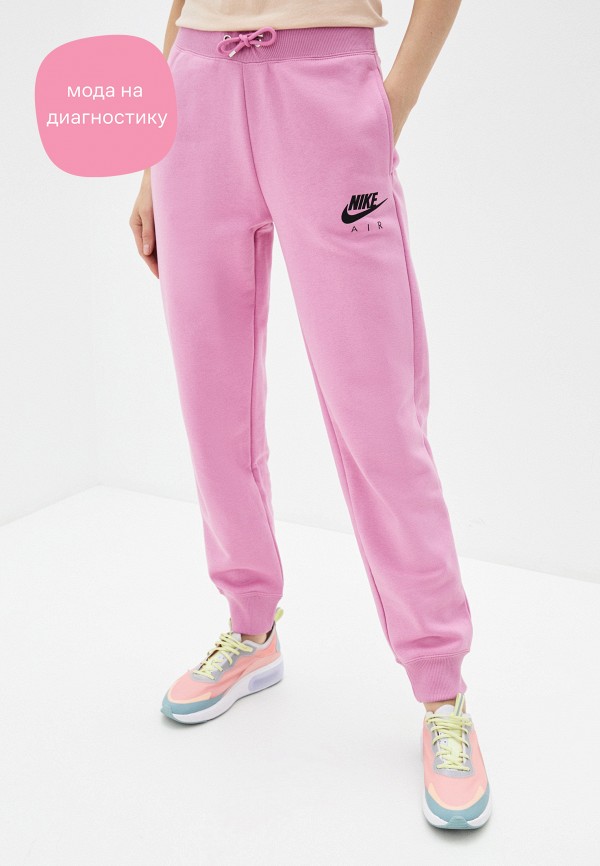 

Брюки спортивные Nike, Розовый, W NSW AIR PANT FLC BB