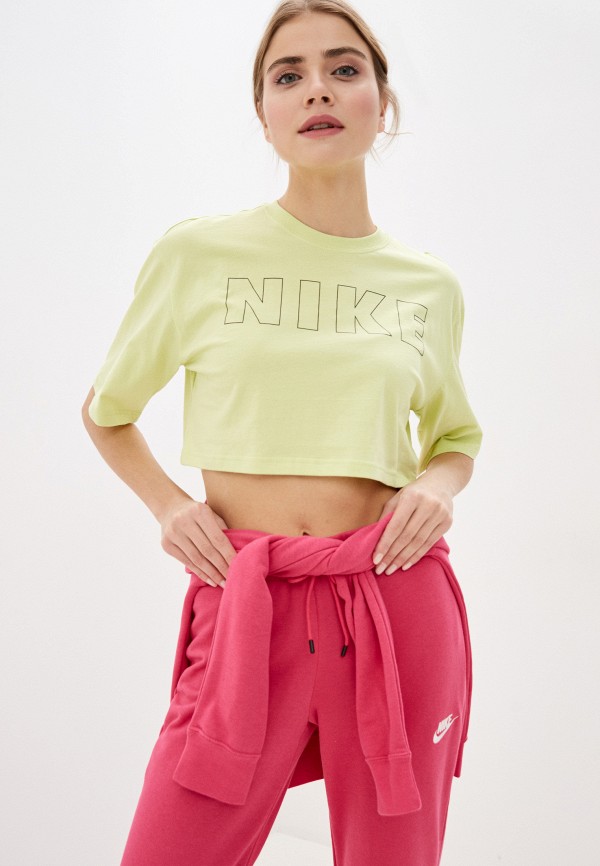 

Футболка Nike, Желтый, W NSW AIR TOP SS CROP