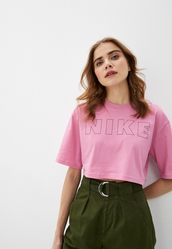 

Футболка Nike, Розовый, W NSW AIR TOP SS CROP