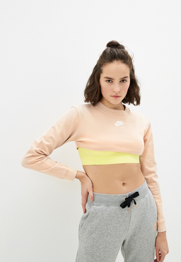 

Топ Nike, Бежевый, W NSW AIR TOP LS CROP