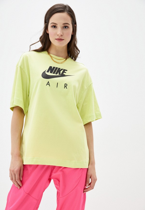 

Футболка Nike, Зеленый, W NSW AIR TOP SS BF
