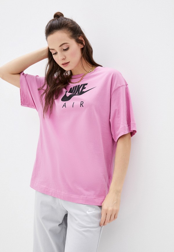 

Футболка Nike, Розовый, W NSW AIR TOP SS BF