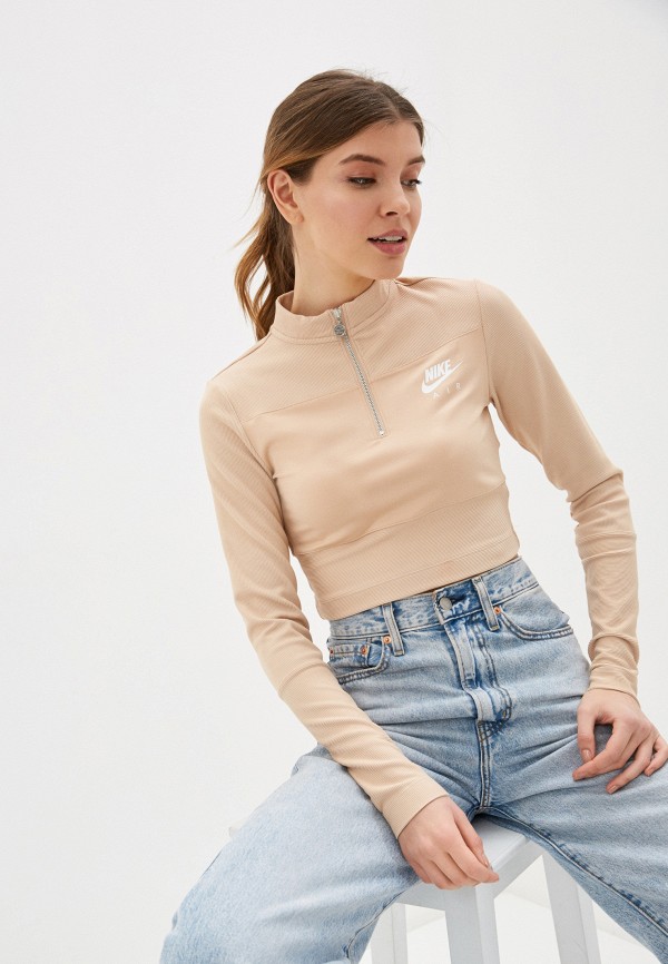 

Олимпийка Nike, Бежевый, W NSW AIR TOP LS RIB