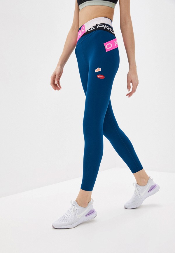 

Тайтсы Nike, Синий, W NK ONE LUX ICNCLSH 7/8 T WOW