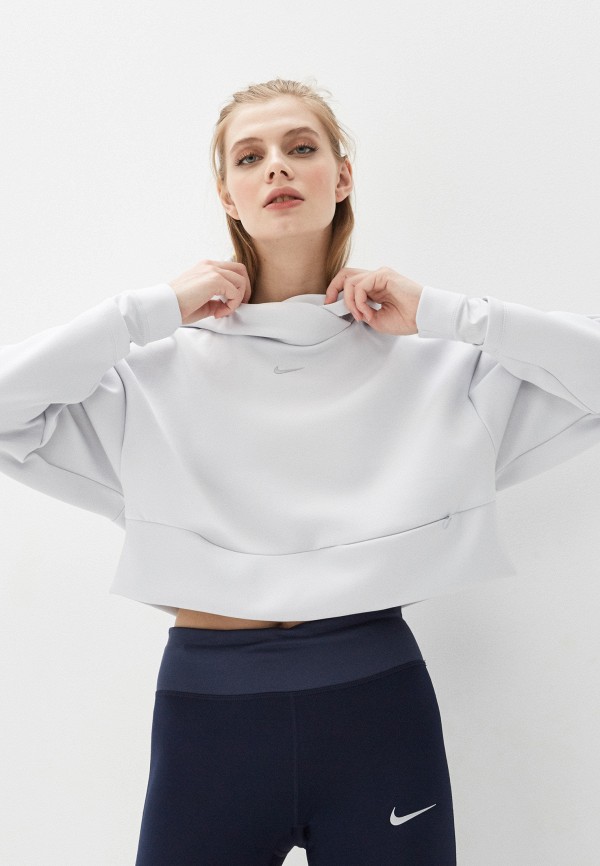 

Худи Nike, Серый, W NP CLN FLC HOODIE