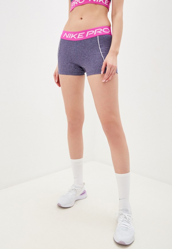 

Шорты спортивные Nike, Фиолетовый, W NP SHORT 3IN SPACE DYE