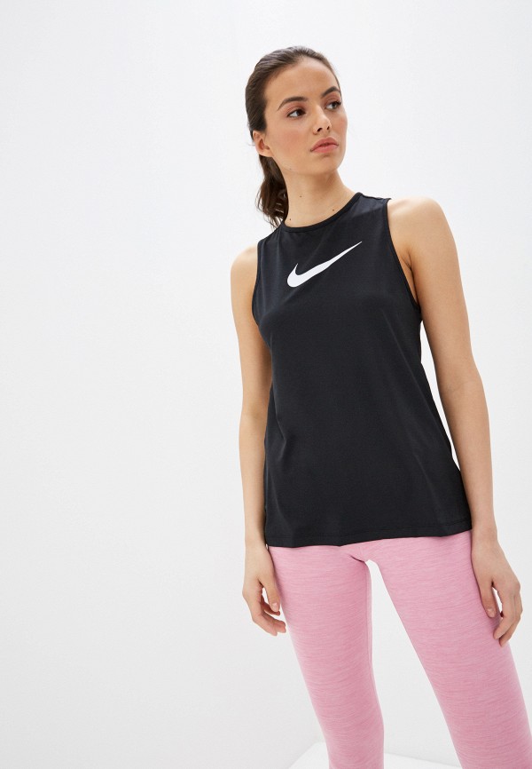 

Майка спортивная Nike, Черный, W NP TANK ESSENTIAL SWOOSH
