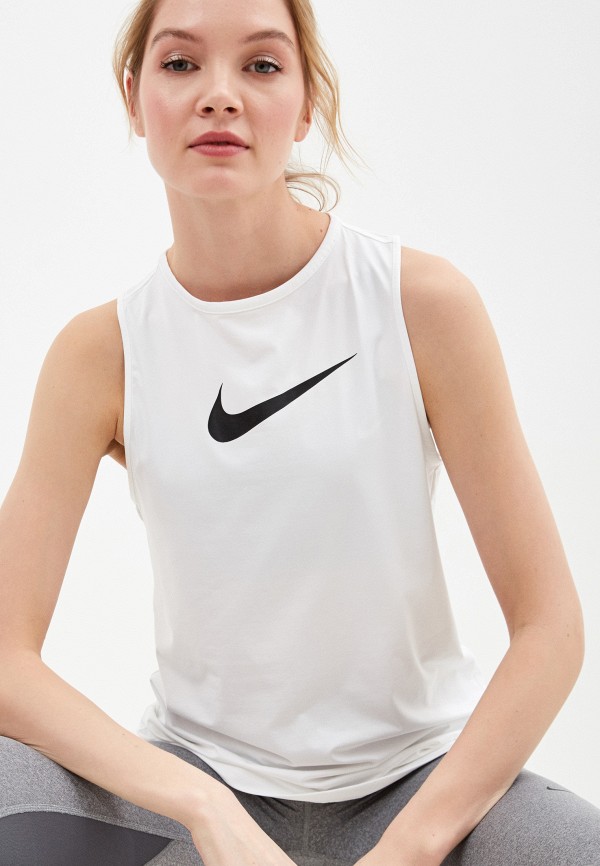 

Майка спортивная Nike, Белый, W NP TANK ESSENTIAL SWOOSH