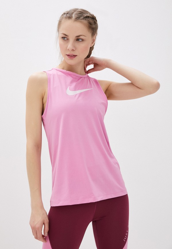 

Майка спортивная Nike, Розовый, W NP TANK ESSENTIAL SWOOSH