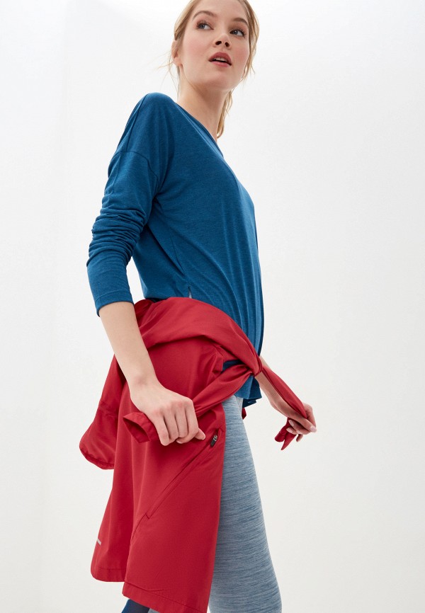 

Лонгслив спортивный Nike, Синий, W NK YOGA LAYER LS TOP