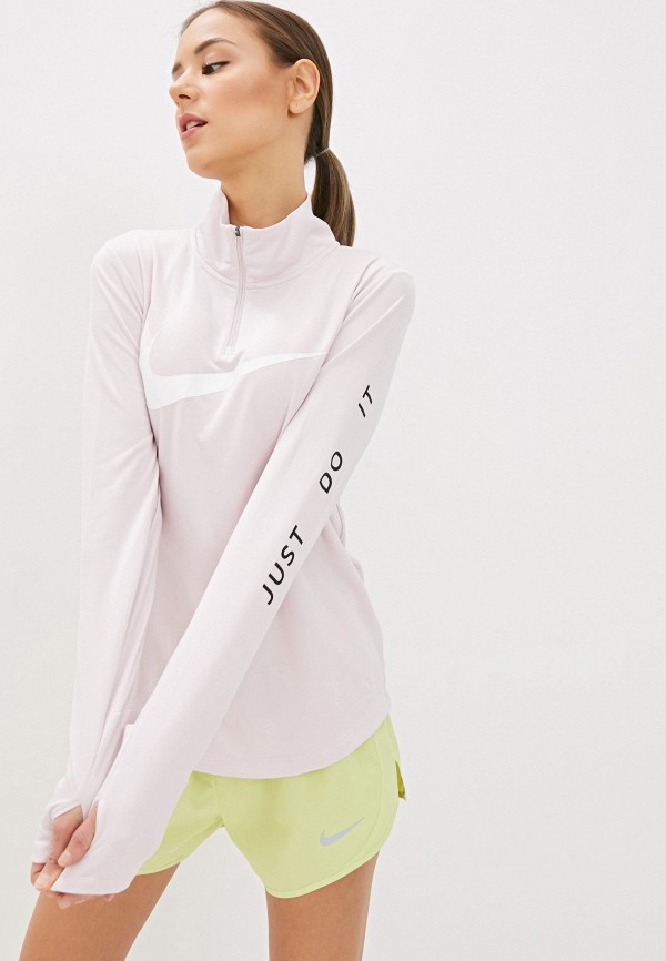 

Лонгслив спортивный Nike, Розовый, W NK MIDLAYER QZ SWSH RUN