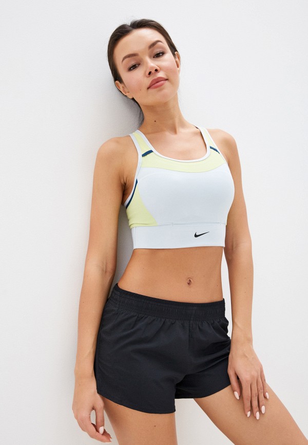 

Топ спортивный Nike, Голубой, NIKE SWOOSH POCKET BRA PAD