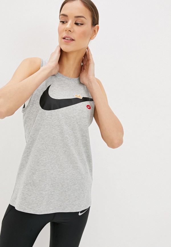 

Майка спортивная Nike, Серый, W NK DRY TOM TANK DFC JDIY