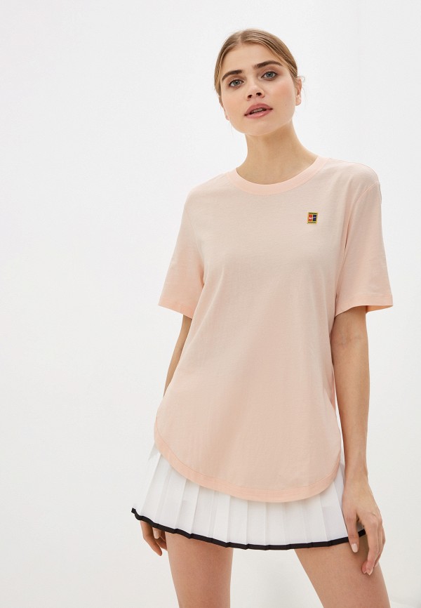 

Футболка Nike, Коралловый, W NKCT WKND TEE COURT EMB