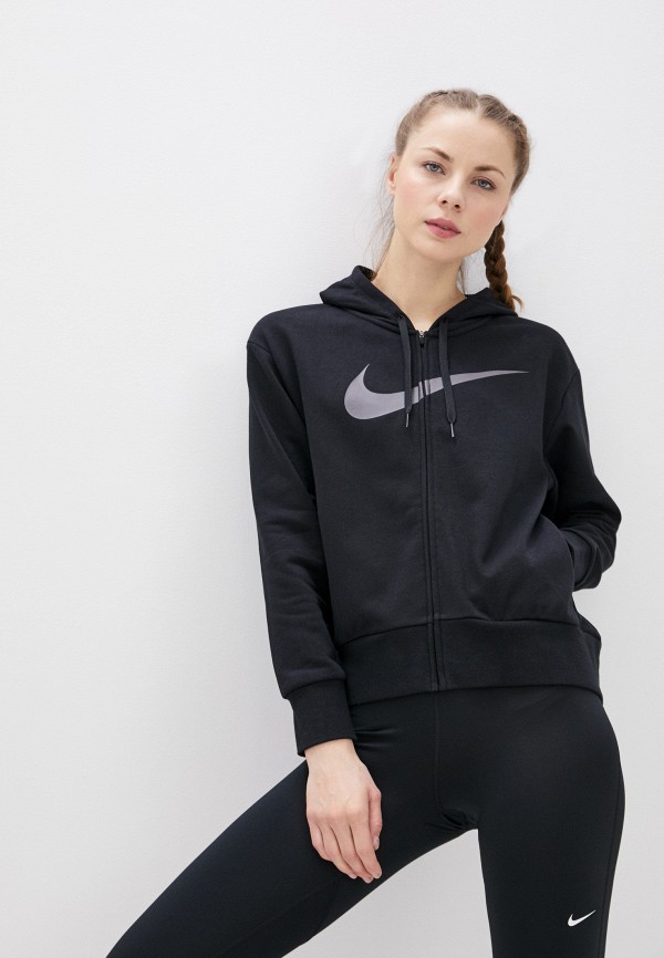 

Толстовка Nike, Черный, W NK DRY GET FIT FC FZ H ES GX