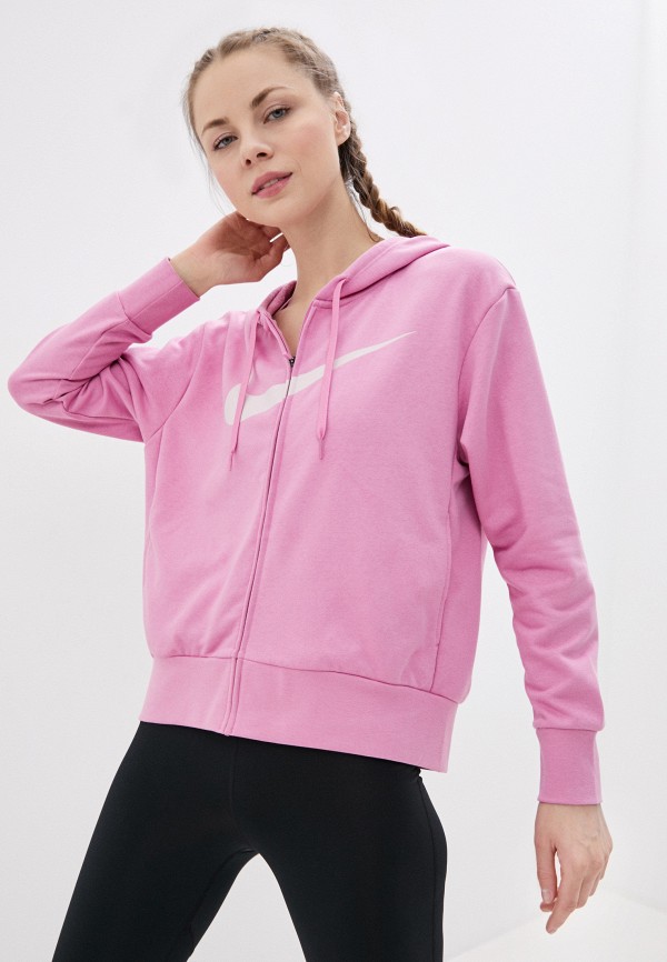 

Толстовка Nike, Розовый, W NK DRY GET FIT FC FZ H ES GX