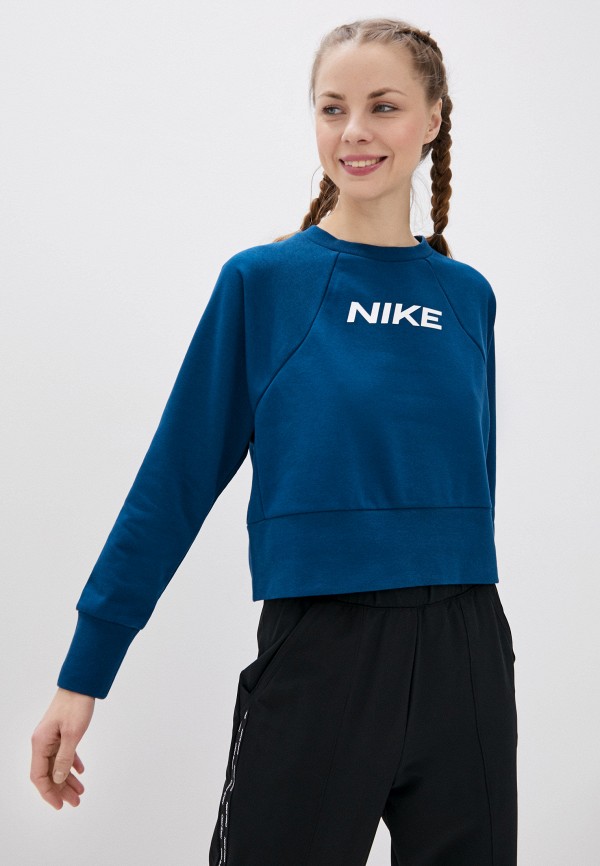 

Свитшот Nike, Синий, W NK DRY GET FIT FC CW CP EL G