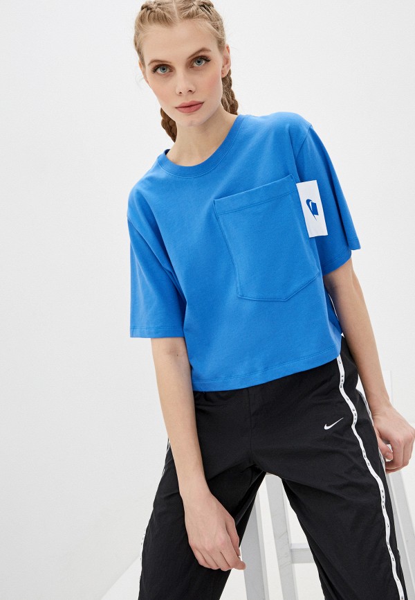 

Футболка Nike, Голубой, W NSW NSW TOP SS CROP