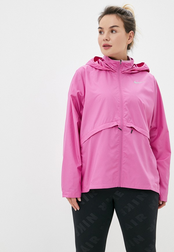 

Ветровка Nike, Фиолетовый, W NK ESSNTL JKT HD SSNL PLUS