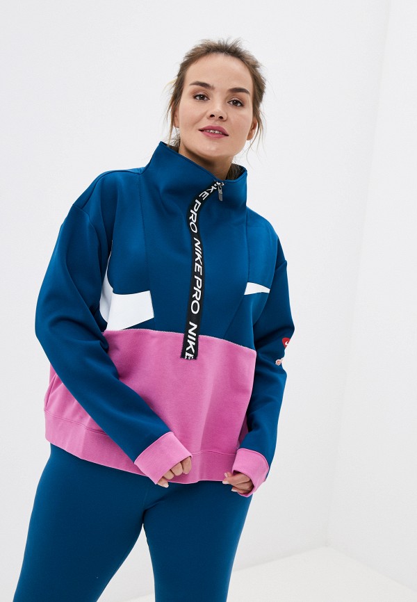 

Олимпийка Nike, Синий, W NK DY GT FIT FLC T JDIY PLUS
