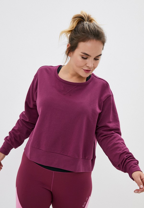 

Свитшот Nike, Фиолетовый, W NK YOGA WRAP COVERUP PLUS