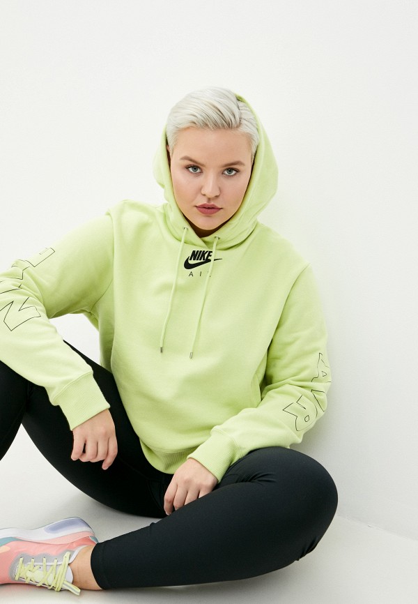 

Худи Nike, Желтый, W NSW AIR HOODIE FLC BB PLUS