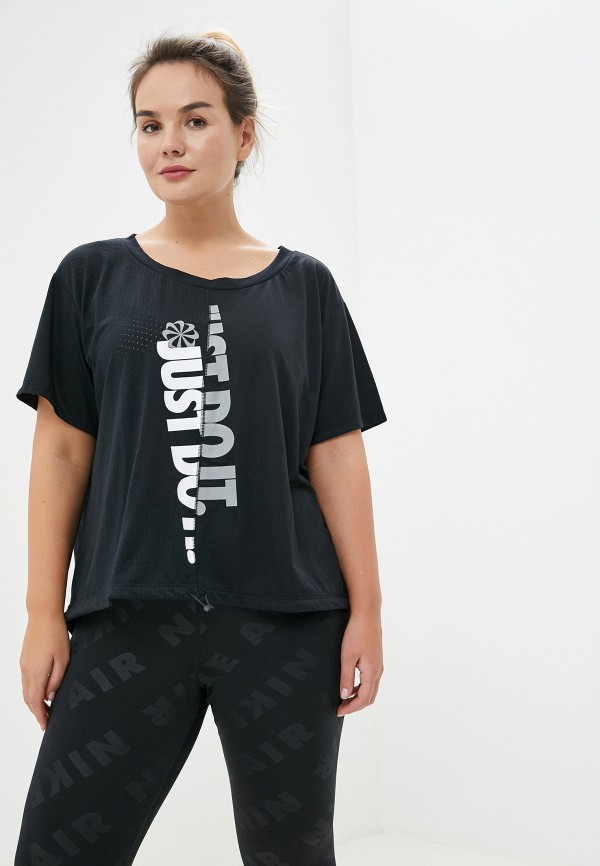 

Футболка спортивная Nike, Черный, W NK ICNCLSH TOP SS PLUS