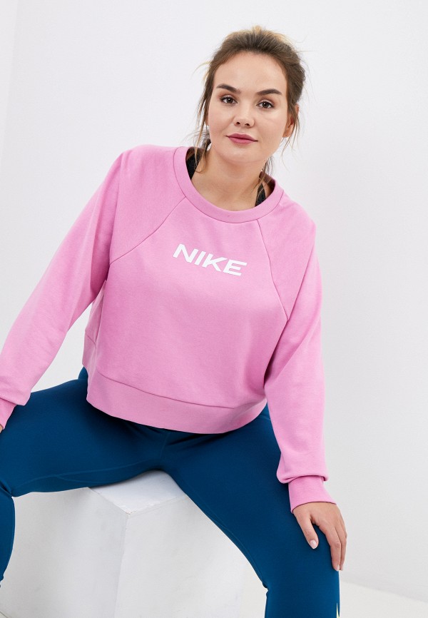 

Свитшот Nike, Розовый, W NK FLC CREW CP ESNTL GX PLUS