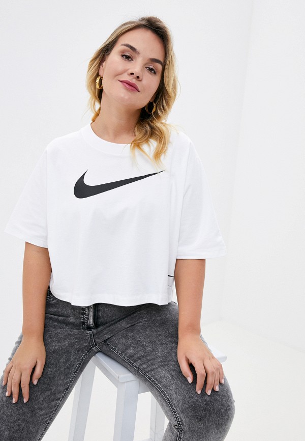 

Футболка Nike, Белый, W NSW SWSH TOP SS PLUS