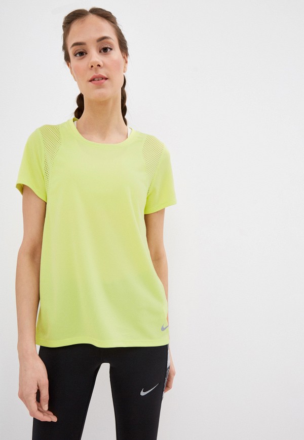 

Футболка спортивная Nike, Желтый, W NK RUN TOP SS