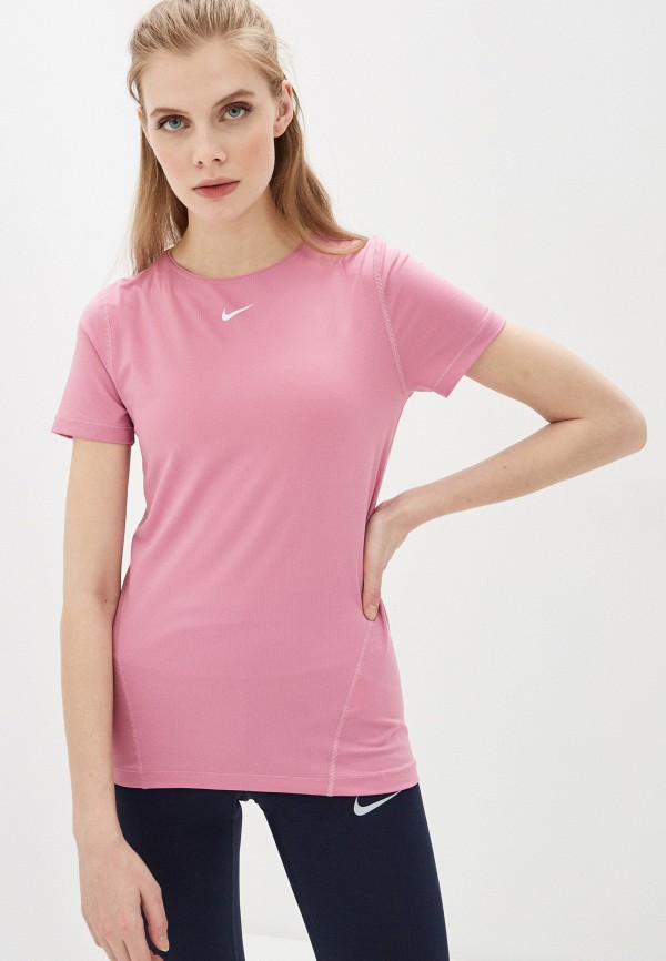 

Футболка спортивная Nike, Розовый, W NP TOP SS ALL OVER MESH