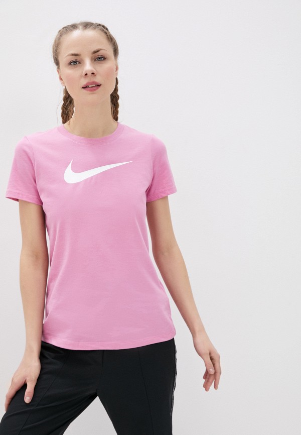 

Футболка спортивная Nike, Розовый, W NK DRY TEE DFC CREW