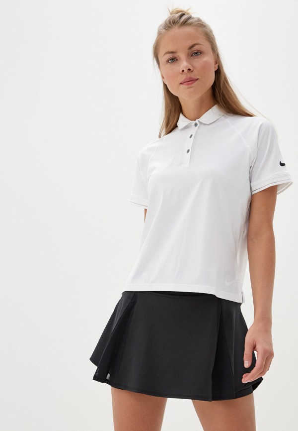 

Поло Nike, Белый, W NKCT ESSENTIAL POLO