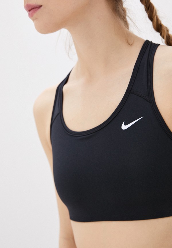 

Топ спортивный Nike, Черный, NIKE SWOOSH BRA NON PAD