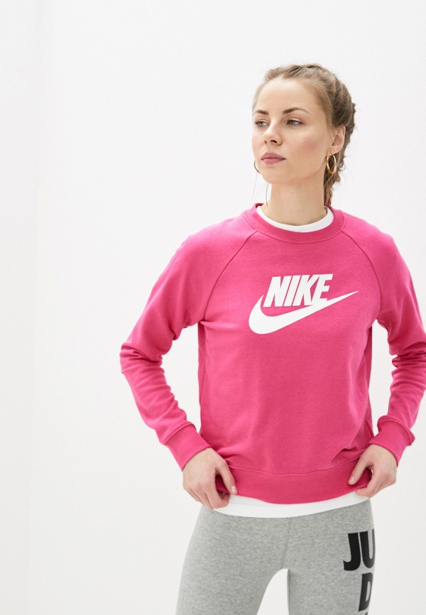 

Свитшот Nike, Розовый, W NSW ESSNTL CREW FLC HBR