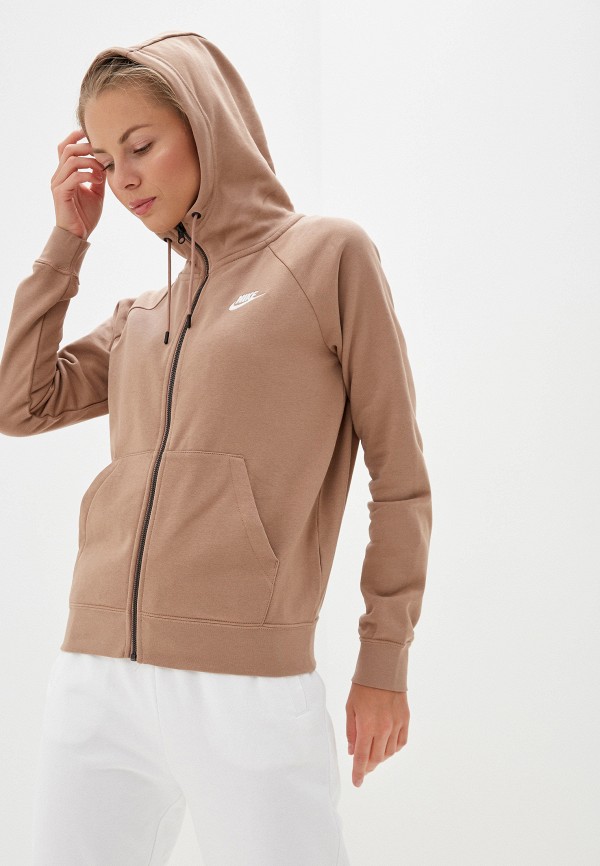 

Толстовка Nike, Коричневый, W NSW ESSNTL HOODIE FZ FLC