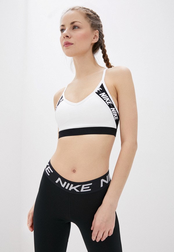 

Топ спортивный Nike, Белый, NIKE INDY LOGO BRA