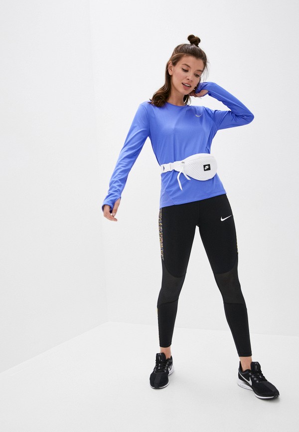 

Лонгслив спортивный Nike, Синий, W NK MILER TOP LS
