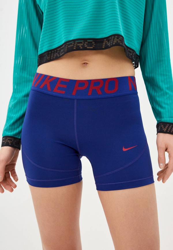 

Шорты компрессионные Nike, Синий, W NP 365 SHORT 5IN